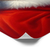 Sloth Santa Claus Poster (Ecke)