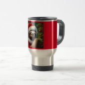 Sloth Santa Claus Reisebecher (VorderseiteRechts)