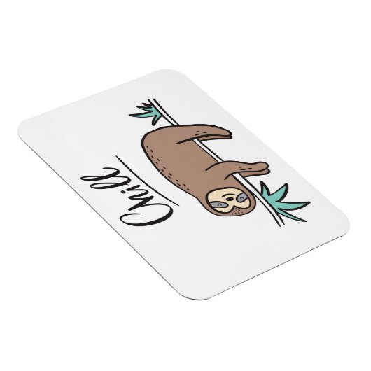 Sloth Says Chill Magnet (Rechte Seite)