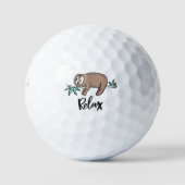 Sloth Says Relax Golfball (Vorderseite)