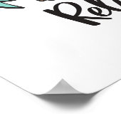 Sloth Says Relax Poster (Ecke)