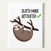 Sloth Says | Sloth Mode aktiviert Planer (Rückseite)