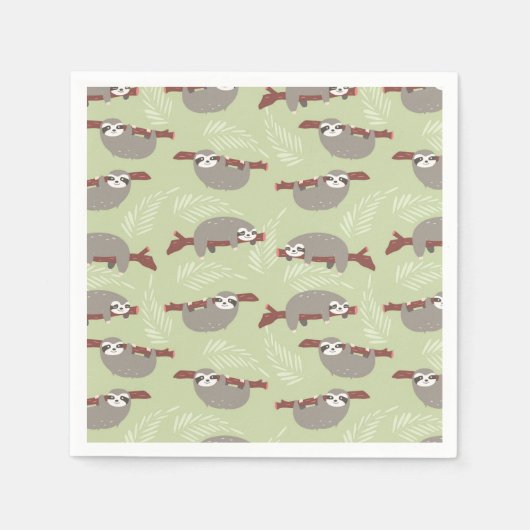 Sloth Serviette (Vorderseite)