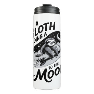 Sloth Shirt Safari Weihnachten Weihnachten Thermosbecher