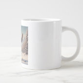 Sloth Skiing Jumbo-Tasse (Rechts)