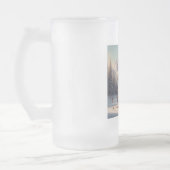 Sloth Skiing Mattglas Bierglas (Links)