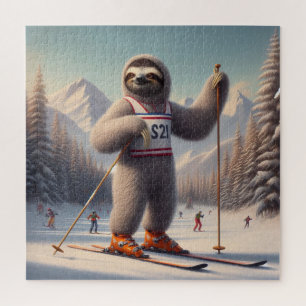 Sloth Skiing Puzzle