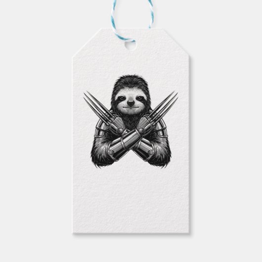 Sloth Slotherine Halloween Geschenkanhänger (Vorderseite)