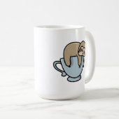 Sloth Sloths Funny Kaffeetasse (VorderseiteRechts)