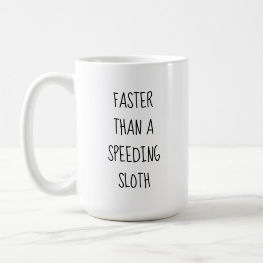 Sloth Sloths Funny Kaffeetasse (Links)