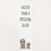Sloth Sloths Funny Yoga Mats Yogamatte (Vorderseite)