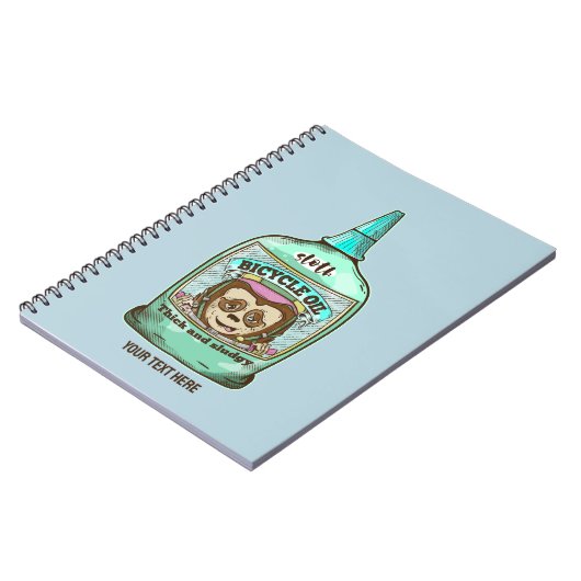 Sloth Slow Fahrradöl Notizblock (Linke Seite)