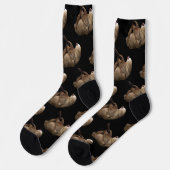Sloth Socken (Linkes Detail)