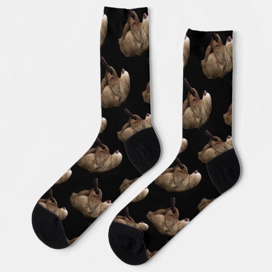 Sloth Socken (Linkes Detail)