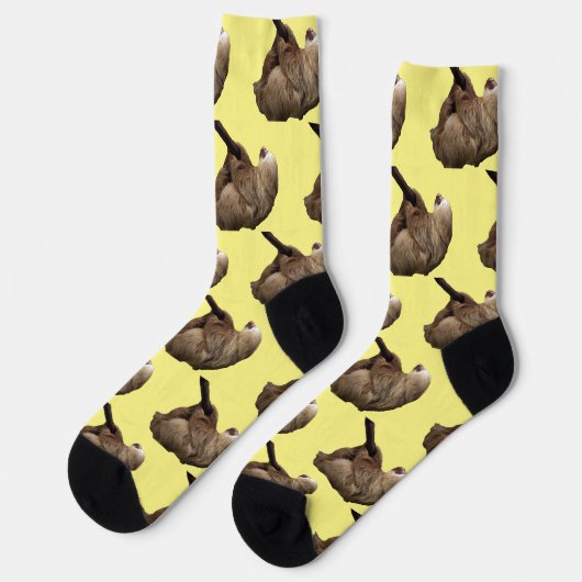 Sloth Socken (Linkes Detail)