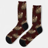 Sloth Socken (Linkes Detail)