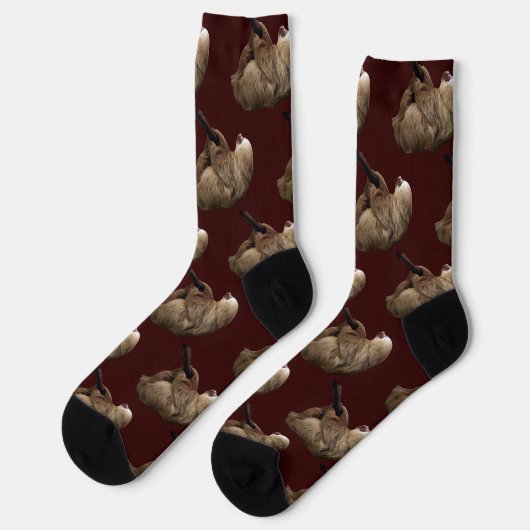 Sloth Socken (Linkes Detail)