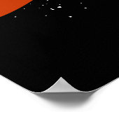 Sloth Space Astronaut Funny Cosmic Animes Poster (Ecke)