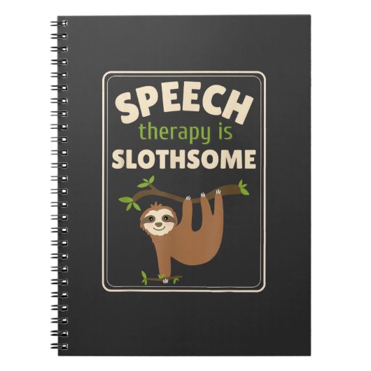Sloth Speech Therapist Speech Therapy Pathology T- Notizblock (Vorderseite)