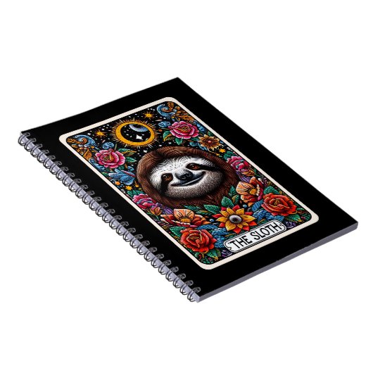 Sloth Spirit Tarot Card Notebook Notizblock (Rechte Seite)