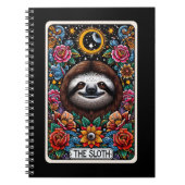 Sloth Spirit Tarot Card Notebook Notizblock (Vorderseite)