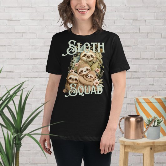 Sloth Squad, bezaubernder Faultier T-Shirt