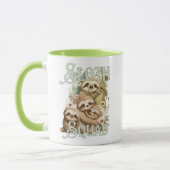 Sloth Squad, bezaubernder Faultier Tasse (Links)