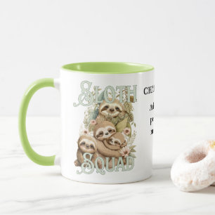Sloth-Squad, bezauberndes Faultier Tasse