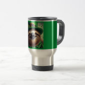 Sloth St Paddys Day Reisebecher (VorderseiteRechts)