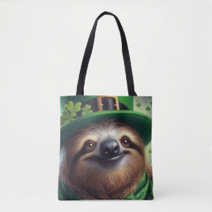 Sloth St Paddys Day Tasche
