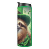 Sloth St Paddys Day Thermosbecher (Nach rechts gedreht)