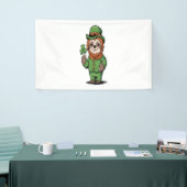 Sloth St Patrick's Day Irish Lucky Banner (Messeveranstaltung)