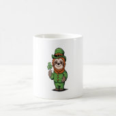 Sloth St Patrick's Day Irish Lucky Kaffeetasse (Mittel)