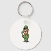 Sloth St Patrick's Day Irish Lucky Schlüsselanhänger (Vorderseite)