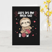 Sloth Stricks für jeden Strick und jeden Crochet F Karte (Gelbe Blume)