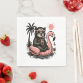 Sloth Summer Vibes Serviette (Beispiel)