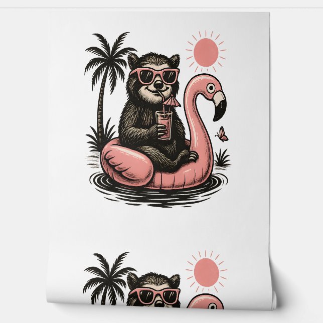 Sloth Summer Vibes Tapete (Abrollen)