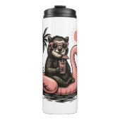 Sloth Summer Vibes Thermosbecher (Vorderseite)