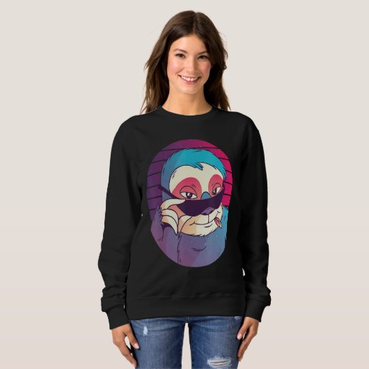 Sloth Sunglasses Sweatshirt (Vorne ganz)
