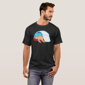 Sloth Surf Wave Summer T-Shirt (Vorne ganz)