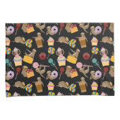 Sloth-süßes Leckerei-Muster Kissenbezug (Vorderseite-Rechts)