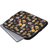 Sloth-süßes Leckerei-Muster Laptopschutzhülle (Vorne Knopf)