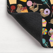 Sloth-süßes Leckerei-Muster Mousepad (Ecke)
