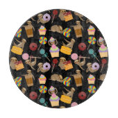 Sloth-süßes Leckerei-Muster Schneidebrett (Vorderseite)