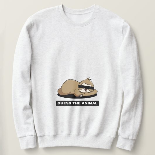 Sloth Sweatshirt (Design vorne)