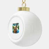 Sloth T - Shirt - Keine Sorge, ich komme Keramik Kugel-Ornament (Rechts)