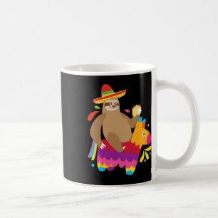 Sloth Taco Pinata Niedlich Mexican Fiesta Party An Kaffeetasse