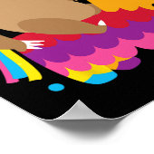 Sloth Taco Pinata Niedlich Mexican Fiesta Party An Poster (Ecke)