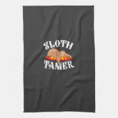 Sloth Tamer Circus Carnival Costume Lazy Sloths T- Geschirrtuch (Vertikal)