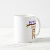Sloth-Tasse Kaffeetasse (VorderseiteRechts)